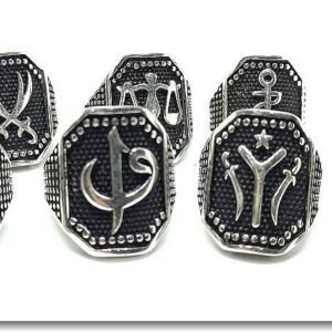 Pirinc Erkek Yuzuk 12 Adet 9479kb