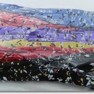 Renkli Baskili Telli Sac Bandi 12 Adet 4199tb