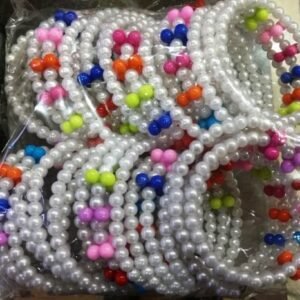 Renkli İncili Çocuk Bileklik 12 Adet 1455mp