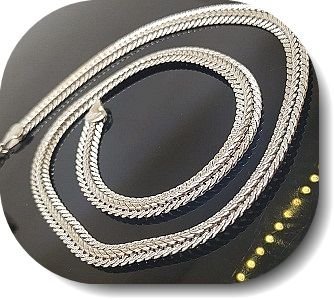 Rodyum Kaplama 50 cm Zincir Kolye 2 Adet 365eb