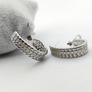 Rodyum Kaplama Halka Kupe 2437eb