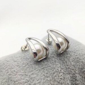 Rodyum Kaplama Incili Kupe 2555eb