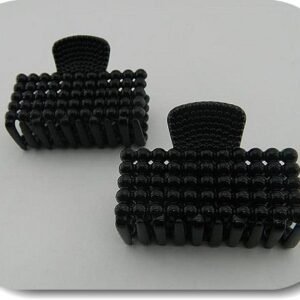 Siyah Incili Mandal Toka 12 Adet 4181ab