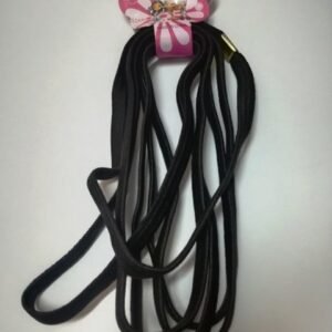 Siyah Lastik Saç Bandı 6 Adet 1320mp