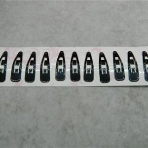 Siyah Renk 5.5 cm Çelik Çıtçıt Toka 12 Adet 2721mp