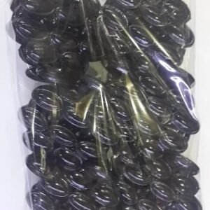 Siyah Renk Orta Boy Desenli Mandal Toka 12 Adet 3685mp