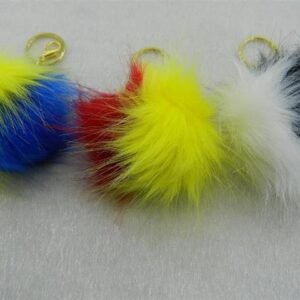 Taraftar Tüylü Ponpon Anahtarlık 12 Adet 5974as