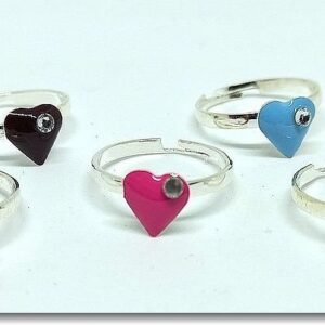 Tasli Kalpli Cocuk Yuzuk 60 Adet 9447kb