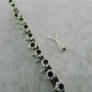 Taşlı Papatya Eşarp Klipsi 12 Adet 2168mp