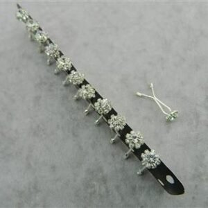 Taşlı Papatya Eşarp Klipsi 12 Adet 2170mp