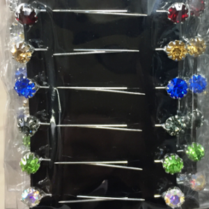 Taşlı Şal Eşarp İğnesi 12 Adet 2870mp