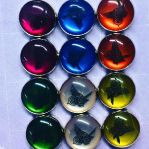 Tuğra Desenli Mıknatıslı Şal Eşarp Klipsi 12 Adet 2856mp