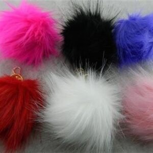 Tuylu Ponpon Anahtarlik 12 Adet 5356mp