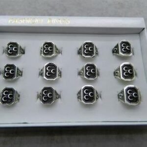 Üç Hilal Erkek Yüzük 12 Adet 9747as