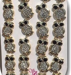 Zirkon Tasli Baykus Kupe 12 Cift 582sb