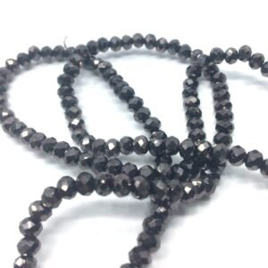 4 Mm Basık Kristal Cam Boncuk Kaplama Duman Renk