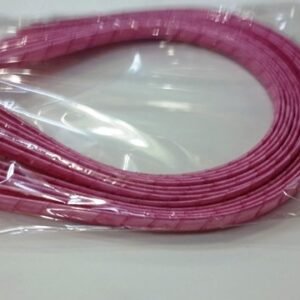 Saten Kaplı Fuşya Metal Taç 7 mm 12 Adet 5280as