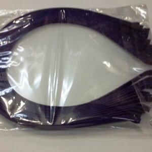 Saten Kaplı Lacivert Metal Taç 7 mm 12 Adet 5276as