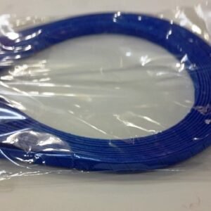 Saten Kaplı Saks Mavisi Metal Taç 7 mm 12 Adet 5279as