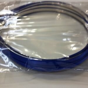 Saten Kaplı Lacivert Metal Taç 12 Adet 5274as