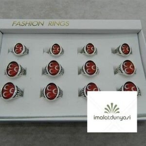 Üç Hilal Erkek Yüzük 12 Adet 1114as