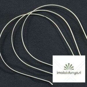 3 mm Krem Metal Taç 12 Adet 1896as