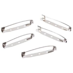 Kilitsiz Nikel Broş İğnesi 4 cm 100 Adet 2318as