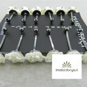 Eşarp Çıtçıtı Ataçı Klipsi 12 Adet 1860as