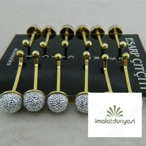 Taşlı Eşarp Atacı 12 Adet 1868as