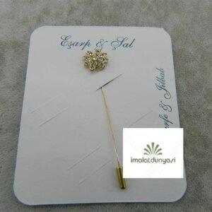 Taşlı Şal Eşarp İğnesi 6 Adet 1837as