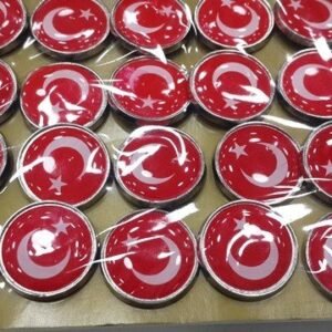 Bayrak Yaka Rozeti 30 Adet 8446as