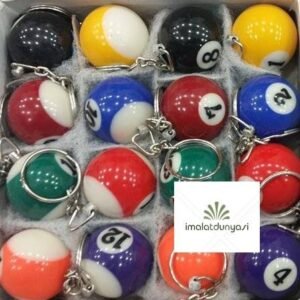 Bilardo Topu Anahtarlık 16 adet 353as
