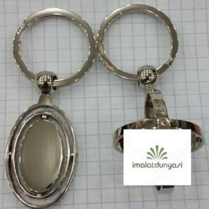 Metal Boş Dönerli Anahtarlık 555as