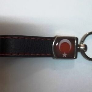 Deri Ay Yıldız Anahtarlık 10 Adet 9718as