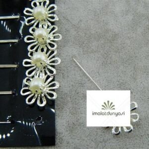 Taşlı Başörtüsü Şal Eşarp İğnesi 12 Adet 1832as