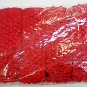 Fileli Kırmızı Çocuk Saç Bandı 12 Adet 5051as