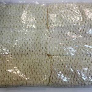 Fileli Krem Yetişkin Saç Bandı 12 Adet 5076as