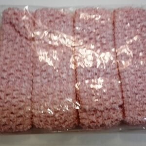 Fileli Pembe Çocuk Saç Bandı 12 Adet 5052as