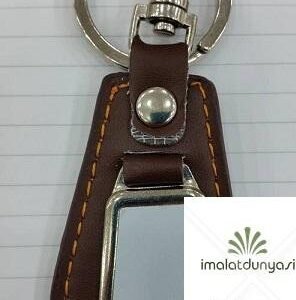 Kancalı Oval Deri Anahtarlık 576as