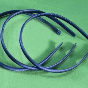 Saten Kumaş Kaplı Plastik Koyu Lacivert Taç 12 Adet 1915as