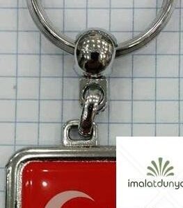 Krom Bayrak Anahtarlık 417as