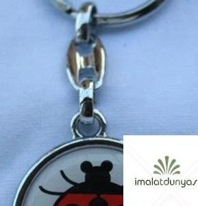 Krom Uğur Böceği Anahtarlık 387as