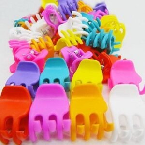 Renkli Mini Mandal Saç Tokası 60 Adet 2246as