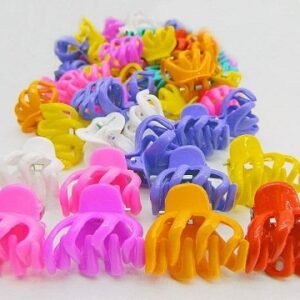 Renkli Mini Ahtapot Mandal Saç Tokası 60 Adet 2247as