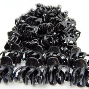 Siyah Mini Ahtapot Mandal Saç Tokası 60 Adet 2248as