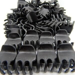 Siyah Mini Mandal Saç Tokası 60 Adet 2245as