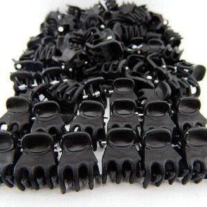 Siyah Mini Mandal Saç Tokası 100 Adet 2249as