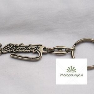 Metal Atatürk İmza Anahtarlık 297as