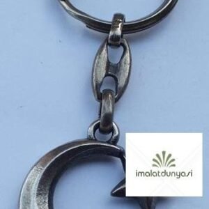 Metal Ay Yıldız Anahtarlık 283as