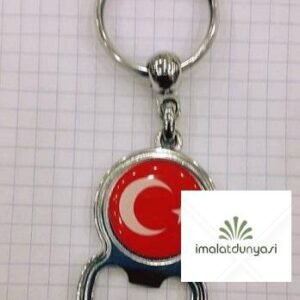 Metal Bayrak Açacak Anahtarlık 733as